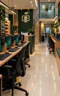 استخدام نیروی حرفه ای کافی نت