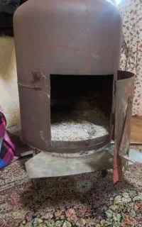 بخاری هیزمی دستساز ورق ضخیم