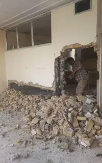 تخریب. هیلتی کاری . سوراخ کاری. شیارزنی