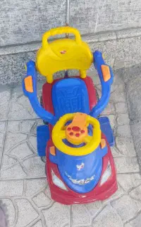 چهارچرخ دسته دار کاملا سالم