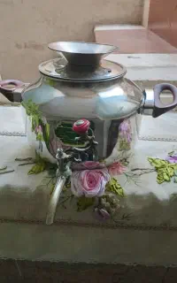 کتری سماوری استیل ۴لیتری