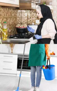 نیازمند نیروی خانم برای کار منزل