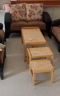 مبل ۷ نفره با عسلی
