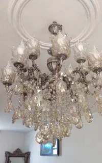لوستر برنجی ۱۶ شاخه