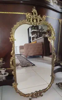 آینه شمعدان برنز