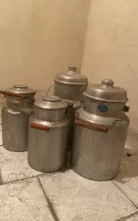 دبه شیر و روغن آلومینیومی