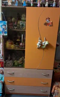 تخت و کمد دخترانه در حد نو فروش فوری