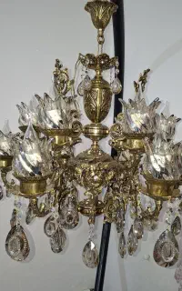 لوستر برنجی