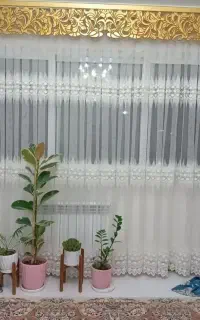 پرده زیبای حریر