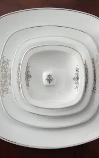 سرویس کامل چینی زرین طرح مونت کارلو پلاتین