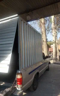 مزدا ۱۶۰۰ مدل ۱۳۷۱ دوگانه  با اتاق و وسایل فست فود