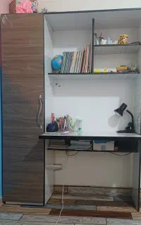 میز تحریر کتابخانه دار و کمد دار