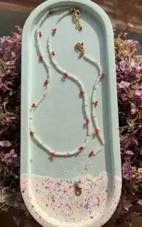 اکسسوری دستساز بابونه منجوقی
