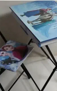میز تحریر با صندلی تاشو