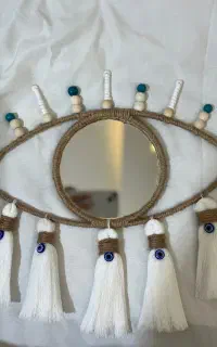 دیوارکوب مکرومه