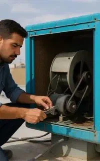 نصب و سرویس کولر .جوشکاری پایه.سیم کشی