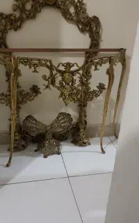 آینه شمعدان برنج