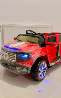 ماشین شارژی دوقلو  سایز بزرگ فرمان برقی