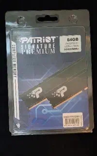 RAM 64GB (2×32) 3200 PATRIOT