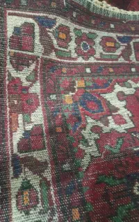 فرش کناره دستباف ۱+۳حسین آباد همدان