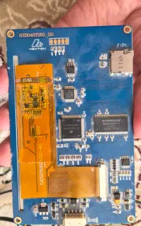 نمایشگر ۵ اینچی nextion hmi NX۸۰۴۸t۰۵ ۰۱۱