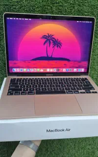 لپتاپ مکبوک‌ رزگلد MacBook air m1 باجعبه مشابه نو