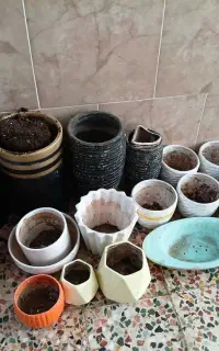 گلدان سفالی