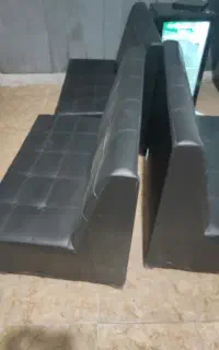 فروش ۳ دست مبل چرم ۲ نفره