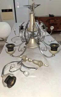 لوستر ۶ شاخه با دیوار کوب