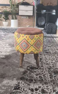 پاف مراکشی چوبی