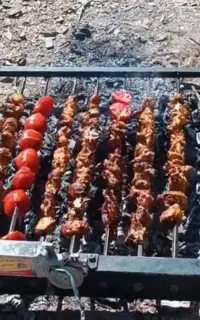 دستگاه سیخ گردان 12 وات ذغالی برقی (کباب پز)