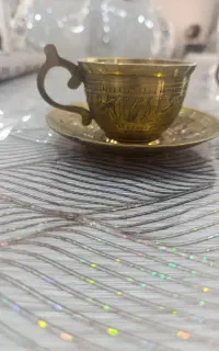 فنجان نعلبکی برنز