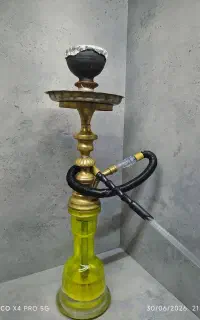 قلیون برنجی طعم دوسیب