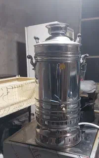 سماور برنجی گازی