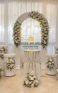 گل آرایی وبادکنک آرایی،عروسی،حنابندان،ست بله برون