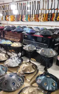 14نت هنگدرام مسی(سنتور گیتار کالیمبا دف تمبک)
