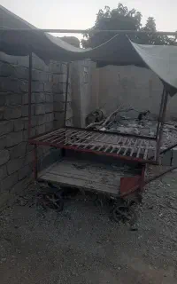 گاری چهار چرخ مسقف