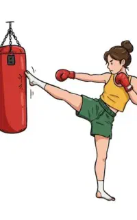 آموزش ورزش رزمی (کیک بوکسینگ )
