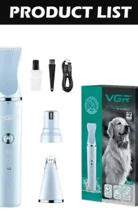 ماشین اصلاح موی حیوانات وی جی ار مدل V-205