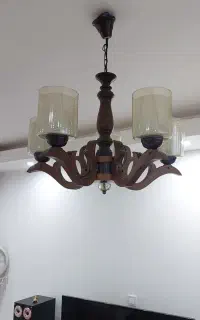 لوستر چوبی