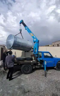 جرثقیل نیسان به ارتفاع 10 متر با سبد ثابت
