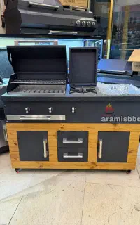 باربیکیو 140 سانت با سینک و پلوپز