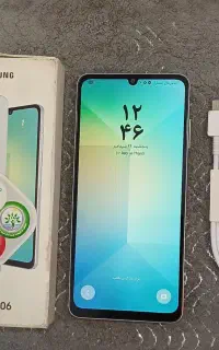 سامسونگ A06 با حافظه ۱۲۸ گیگ رام ۶ بدون نقطه