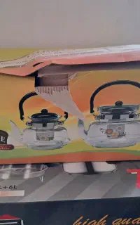 ست کتری و  قوری پیرکس