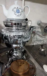 سماور گازی 6لیتری قلمکاری شده