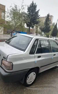 پراید مدل ۸۷ بدونه رنگ وضربه بیمه ۱۱ماه