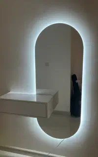 اجرا آینه بک‌لایت همراه باکس ارسال درب منزل