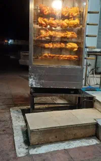 مرغ بریان علاوه تر وخش با مرغ شمال