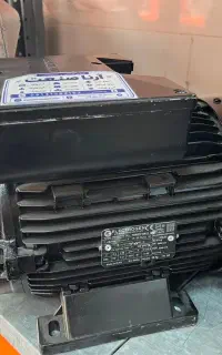 الکتروموتور الکتروژن تکفاز دو خازن 3 اسب فریم 112