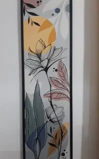 تابلو نقاشی به همراه قاب مشکی